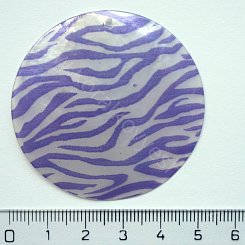 Malovaná perleť - fialový vzor