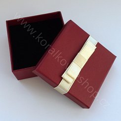Krabička na šperky - malá - červená