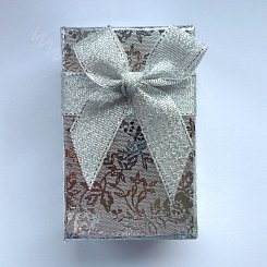 Krabička na šperky - malá - stříbrná