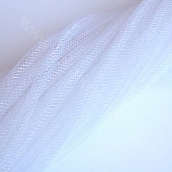 Korálková punčoška - bílá - 4 mm
