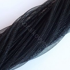 Korálková punčoška - černá - 4 mm