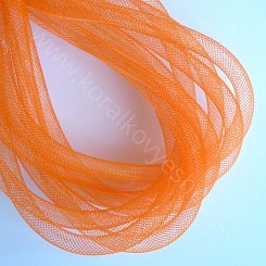 Korálková punčoška - 8 mm - oranžová