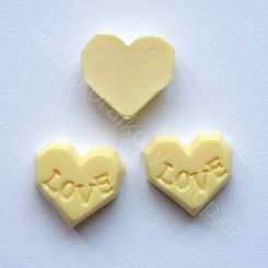 Srdíčko LOVE - žlutá