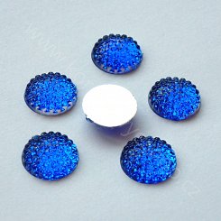 Barevné kolečko s odleskem - tmavě modrá