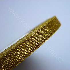 Stuha slavnostní - 6 mm - zlatá