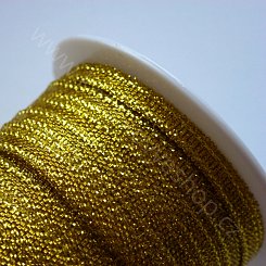 Stuha slavnostní - 3 mm - zlatá
