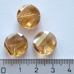 Broušené kolečko - 14 mm - béžová