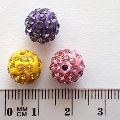 Barevné kuličky s kamínky