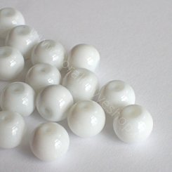 Porcelánová kulička bílá 10 mm