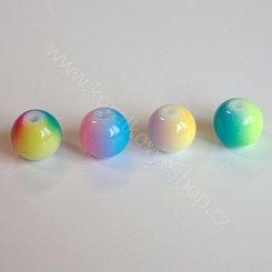 Skleněná kulička barevná - 8 mm