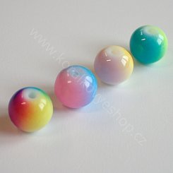 Skleněná kulička barevná - 8 mm
