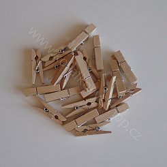 Dřevěný kolíček - přírodní