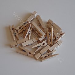 Dřevěný kolíček - přírodní