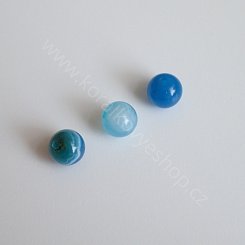 Achát modrý - 8 mm