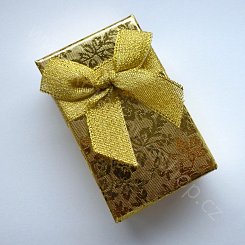Krabička na šperky - malá - zlatá