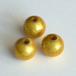 Akrylová kulička - 10 mm - žlutá