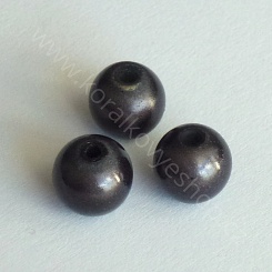 Akrylová kulička - 10 mm - černá