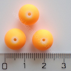 Neonové kulaté - 10 mm - oranžová